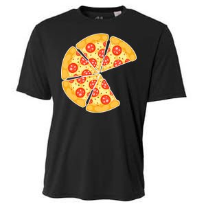 Family Matching Pizza With Missing Slice Parents Cooling Performance Crew T-Shirt