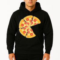 Family Matching Pizza With Missing Slice Parents Hoodie