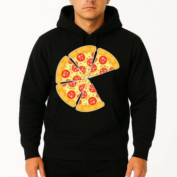 Family Matching Pizza With Missing Slice Parents Hoodie