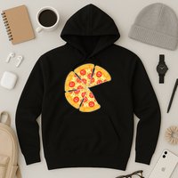 Family Matching Pizza With Missing Slice Parents Hoodie