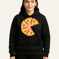 Family Matching Pizza With Missing Slice Parents Hoodie