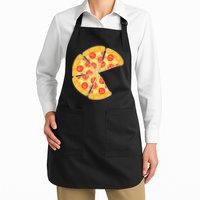 Family Matching Pizza With Missing Slice Parents Apron