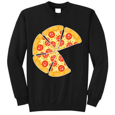 Family Matching Pizza With Missing Slice Parents Sweatshirt