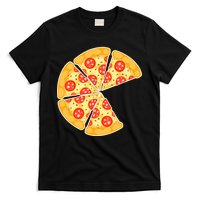 Family Matching Pizza With Missing Slice Parents T-Shirt