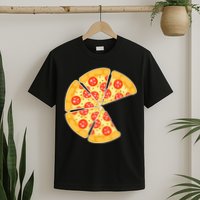 Family Matching Pizza With Missing Slice Parents T-Shirt