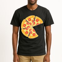 Family Matching Pizza With Missing Slice Parents Tall T-Shirt