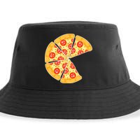 Family Matching Pizza With Missing Slice Parents Sustainable Bucket Hat