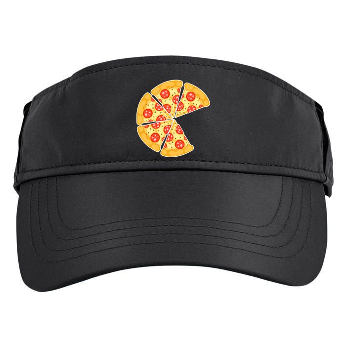 Family Matching Pizza With Missing Slice Parents Adult Drive Performance Visor