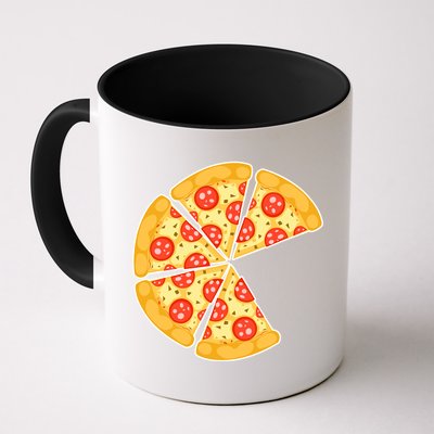 Family Matching Pizza With Missing Slice Parents Mug