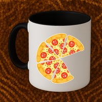 Family Matching Pizza With Missing Slice Parents Mug