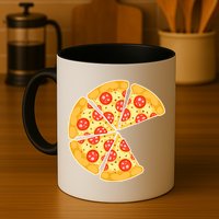 Family Matching Pizza With Missing Slice Parents Mug