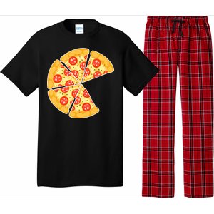 Family Matching Pizza With Missing Slice Parents Pajama Set