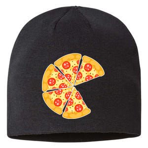 Family Matching Pizza With Missing Slice Parents Sustainable Beanie