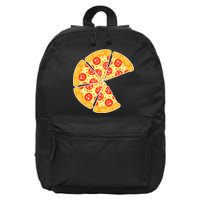 Family Matching Pizza With Missing Slice Parents 16 in Basic Backpack