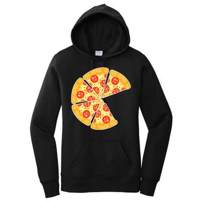 Family Matching Pizza With Missing Slice Parents Women's Pullover Hoodie