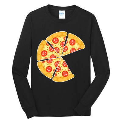 Family Matching Pizza With Missing Slice Parents Tall Long Sleeve T-Shirt