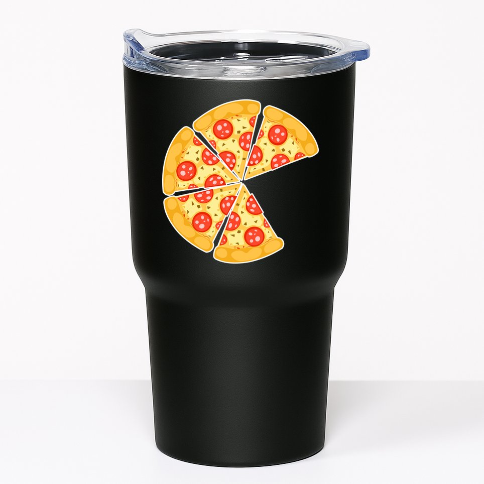 Family Matching Pizza With Missing Slice Parents Tumbler