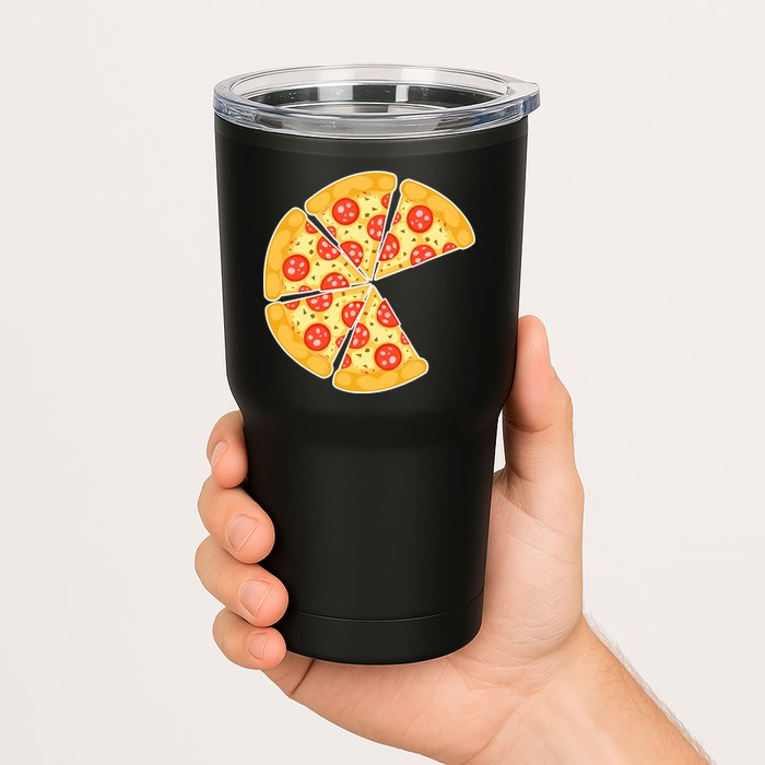 Family Matching Pizza With Missing Slice Parents Tumbler