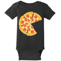 Family Matching Pizza With Missing Slice Parents Baby Bodysuit