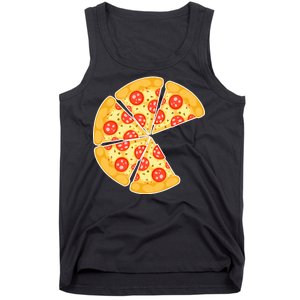 Family Matching Pizza With Missing Slice Parents Tank Top