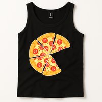 Family Matching Pizza With Missing Slice Parents Tank Top