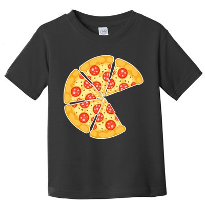 Family Matching Pizza With Missing Slice Parents Toddler T-Shirt