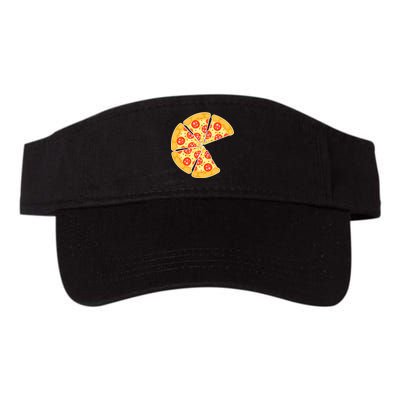 Family Matching Pizza With Missing Slice Parents Visor