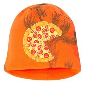 Family Matching Pizza With Missing Slice Parents Kati - Camo Knit Beanie