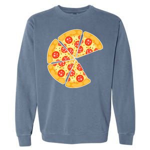 Family Matching Pizza With Missing Slice Parents Garment-Dyed Sweatshirt