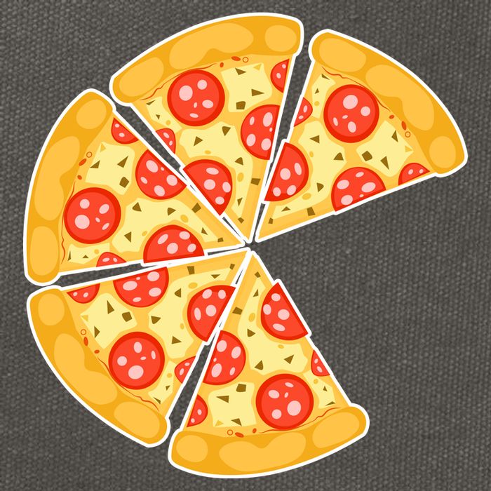 Family Matching Pizza With Missing Slice Parents Cotton Canvas Backpack