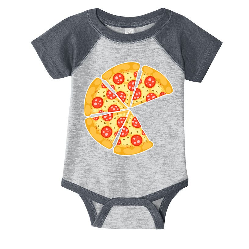 Family Matching Pizza With Missing Slice Parents Infant Baby Jersey Bodysuit