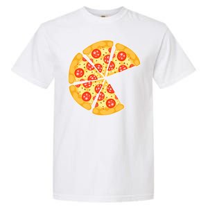 Family Matching Pizza With Missing Slice Parents Garment-Dyed Heavyweight T-Shirt