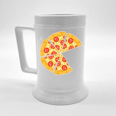 Family Matching Pizza With Missing Slice Parents Beer Stein