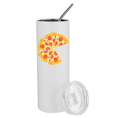 Family Matching Pizza With Missing Slice Parents Stainless Steel Tumbler