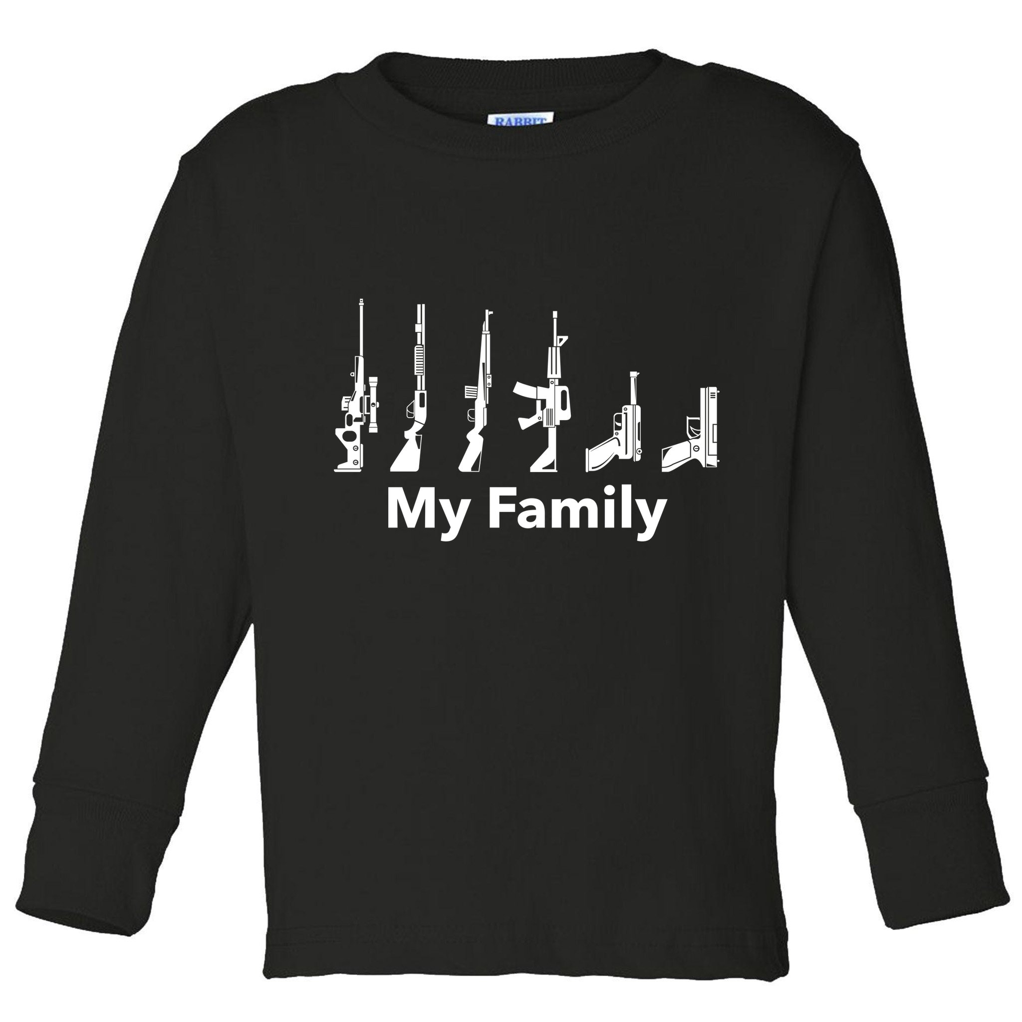 Family Of Guns Toddler Long Sleeve Shirt
