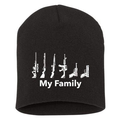 Family Of Guns Short Acrylic Beanie