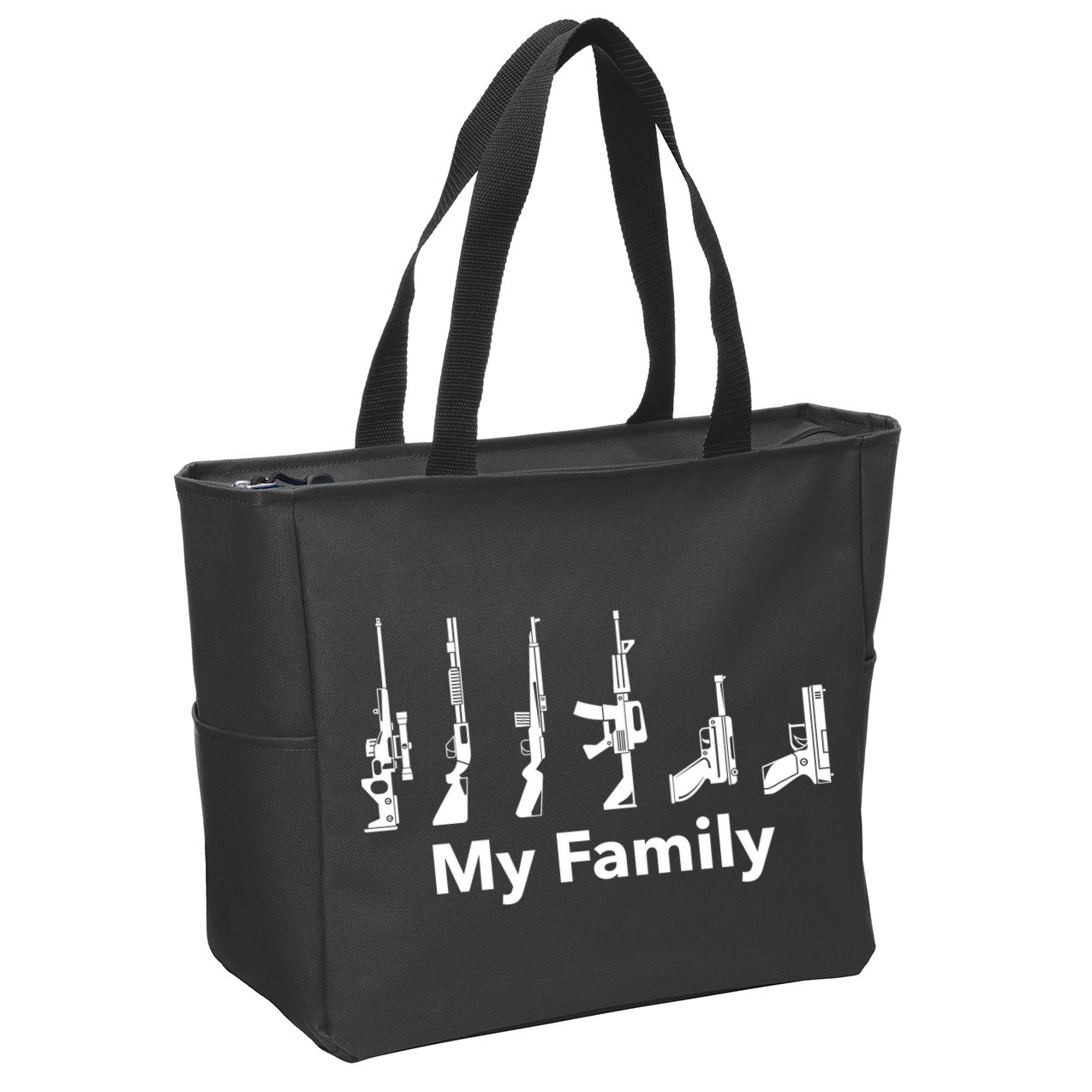Family Of Guns Zip Tote Bag