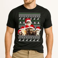 Family Of Kittens Ugly Christmas Sweater Cooling Performance Crew T-Shirt
