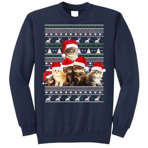 Family Of Kittens Ugly Christmas Sweater Sweatshirt