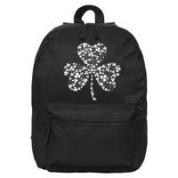 Family Of Shamrocks Cloverleaf 16 in Basic Backpack