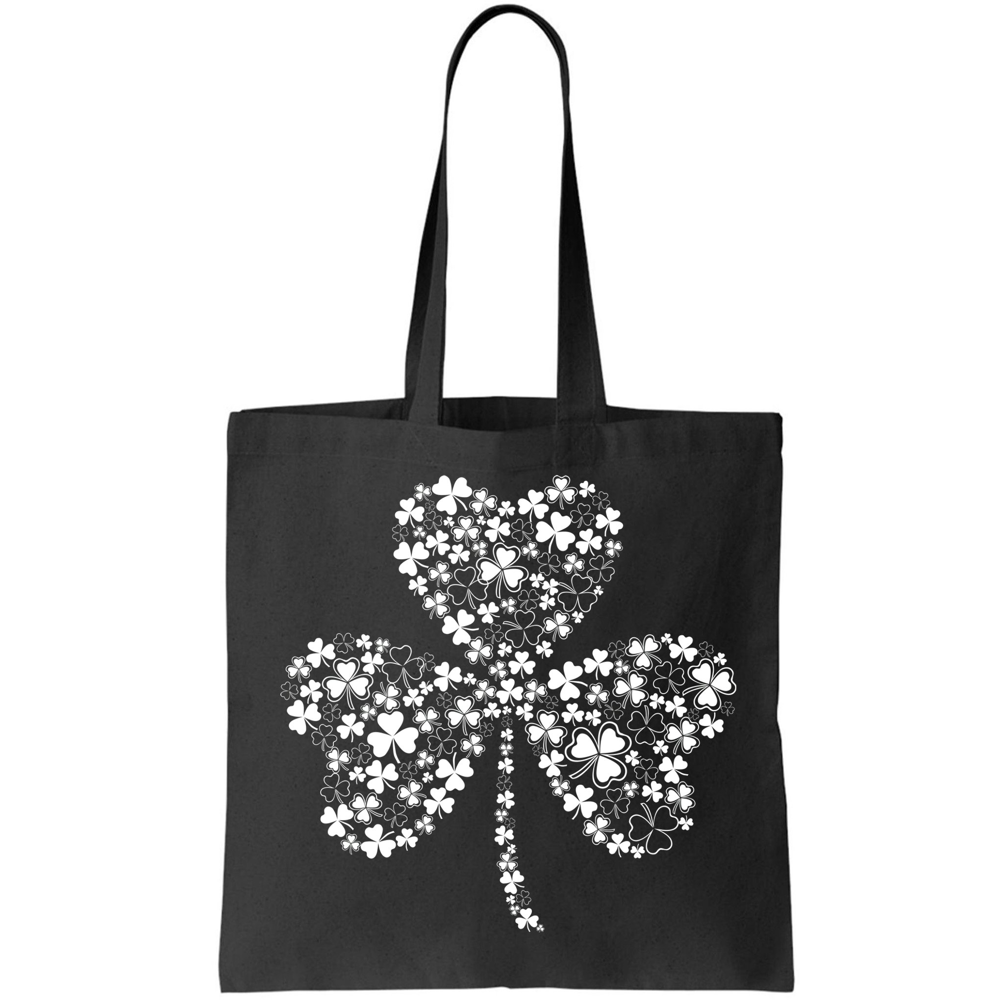 Family Of Shamrocks Cloverleaf Bag