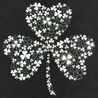 Family Of Shamrocks Cloverleaf Golf Towel