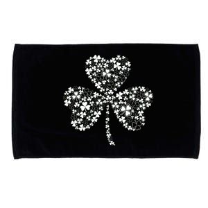 Family Of Shamrocks Cloverleaf Microfiber Hand Towel