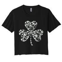 Family Of Shamrocks Cloverleaf Women's Crop Top Tee