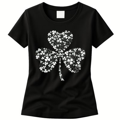 Family Of Shamrocks Cloverleaf Womens T-Shirt