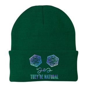 Fantasy Art Nerdy Gaming Yes They're Natural Knit Cap Winter Beanie