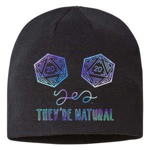 Fantasy Art Nerdy Gaming Yes They're Natural Sustainable Beanie