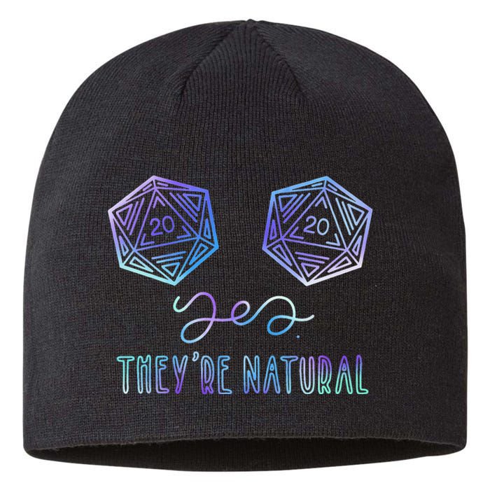 Fantasy Art Nerdy Gaming Yes They're Natural Sustainable Beanie