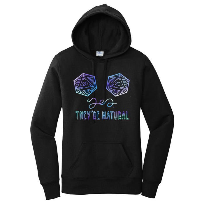 Fantasy Art Nerdy Gaming Yes They're Natural Women's Pullover Hoodie