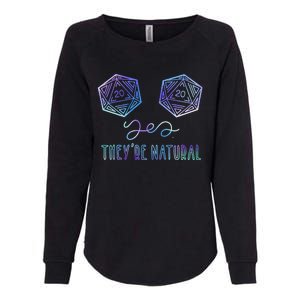 Fantasy Art Nerdy Gaming Yes They're Natural Womens California Wash Sweatshirt